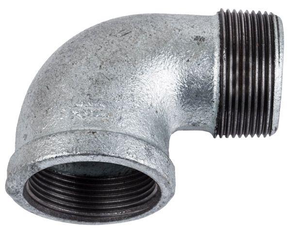 Galvanised M/F Elbow - 80mm
