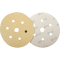 Tork Craft Gold Hook & Loop Disc (50 Pieces) 120 Grit 150mm X 6+1 Holes