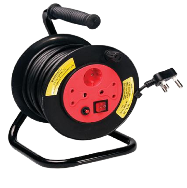 Extension-cord 20m w/reel