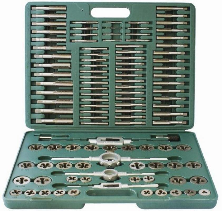 Tap & Die Set 110 PCE - Carbon Steel 2 - 18mm Blow Mould Case