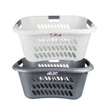 Bulk Pack x 2 Laundry Basket Plastic 49x24x32cm