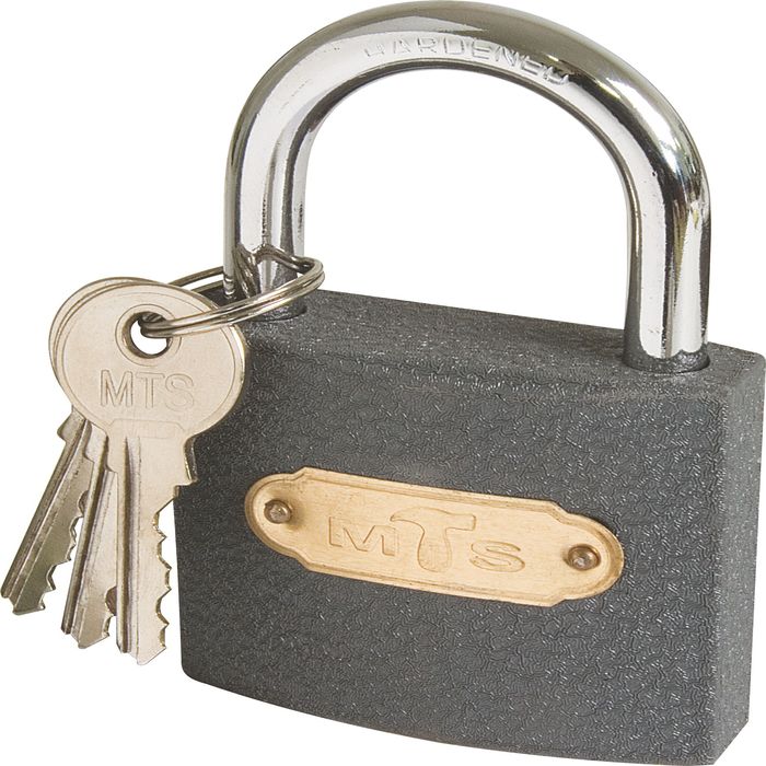 MTS Padlock Iron 63mm D/Blister Wz369