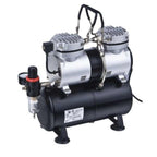 Air Craft Twin Cylinder Mini Air Compressor with Tank