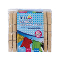 Washing Pegs - Household Accessories - Bamboo - 70 mm - 120 Piece