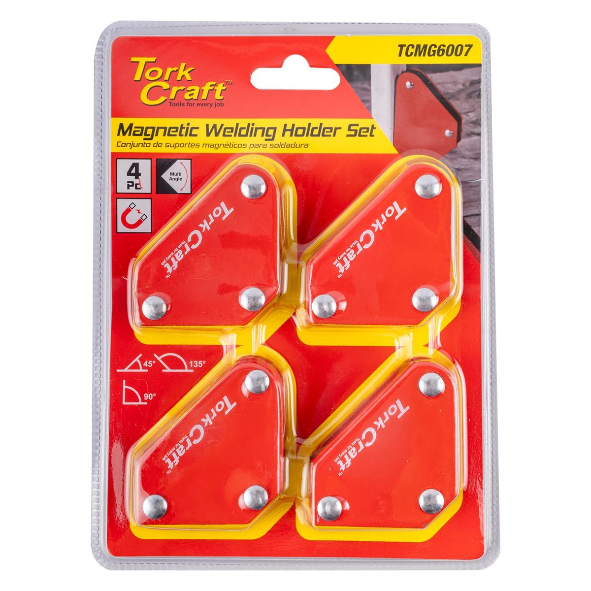 Tork Craft 4Pc Magnetic Holder 5Kg Set