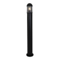 Lourve - Narrow Bollard - Black