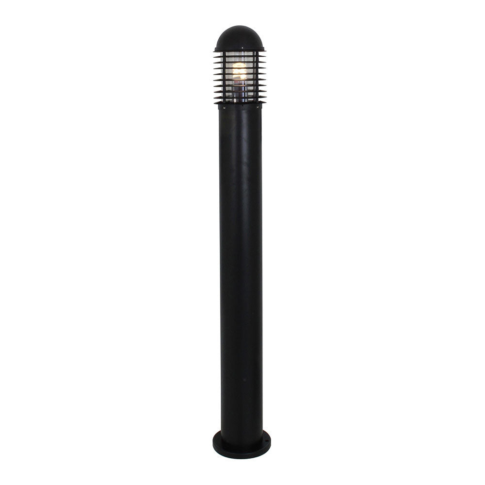 Lourve - Narrow Bollard - Black