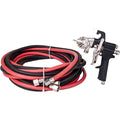 Aircraft Spray Gun And 7.5M Hose for Paint Pots No Cup Pq2 2.2mm