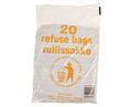 Refuse Bag For 120L Drum 20 Pack -  Black