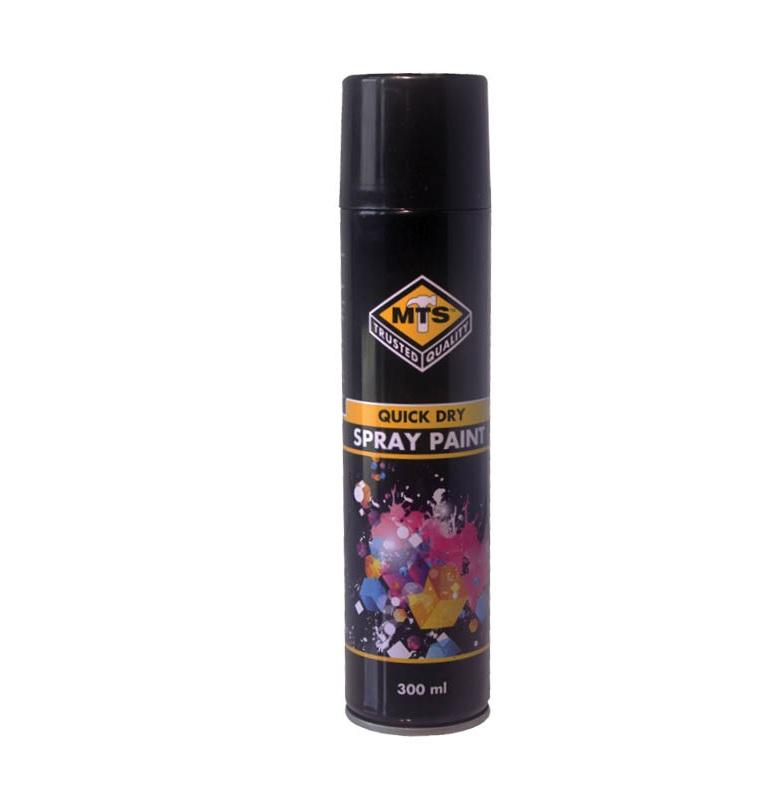 Paint Spray Black Satin 300Ml Mts