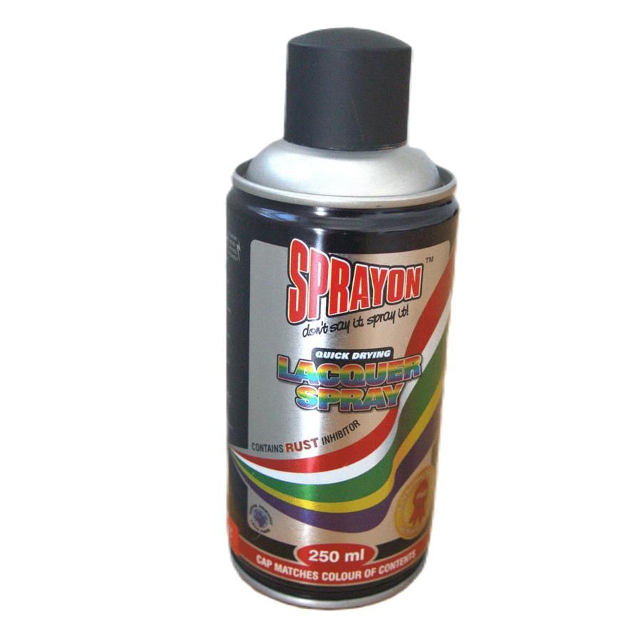 Sprayon Paint Black Matt 250Ml