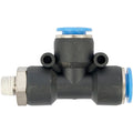 Aircraft Pu Hose Fitting Tee 10mm x 10mm x 1/8'M