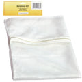 Washing Bag - Bathroom Accessories - White - Zip - 40 cm x 25 cm