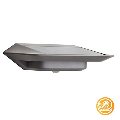 Solar Ghost Wall Light Silver