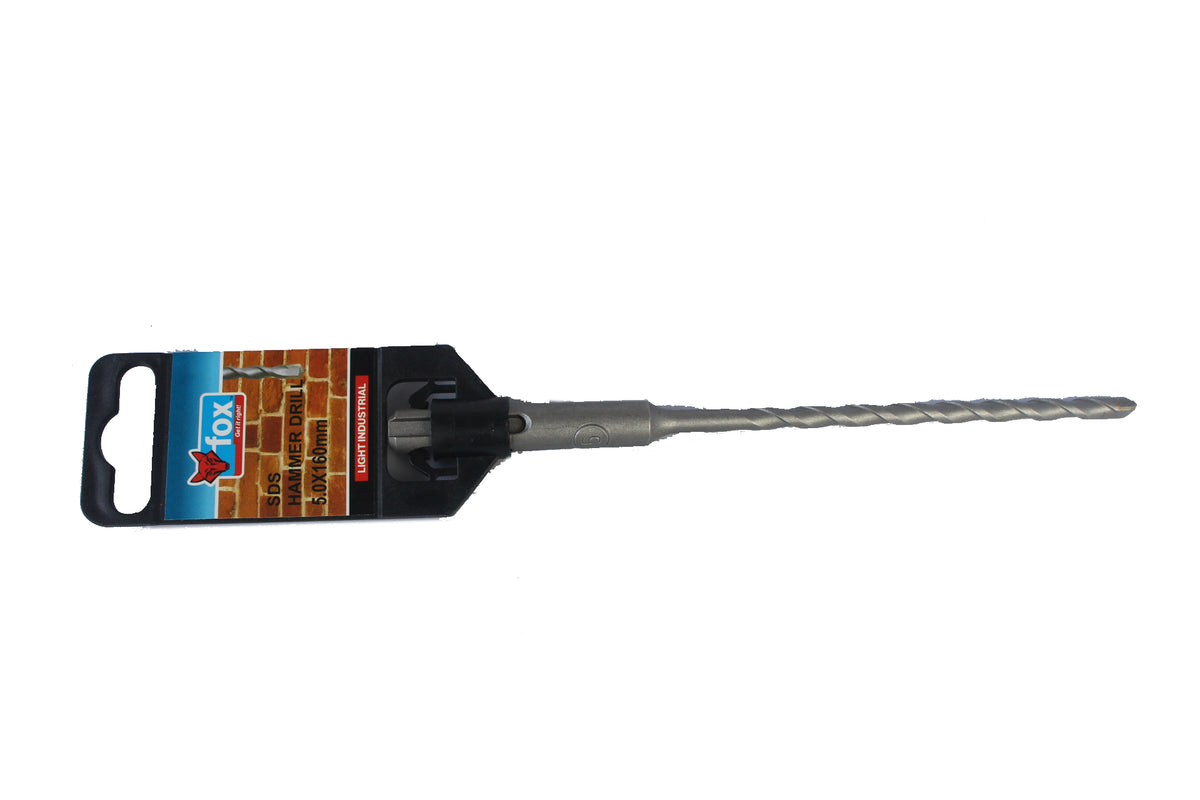FOX SDS Plus Hammer Bits 5.0X160/100mm