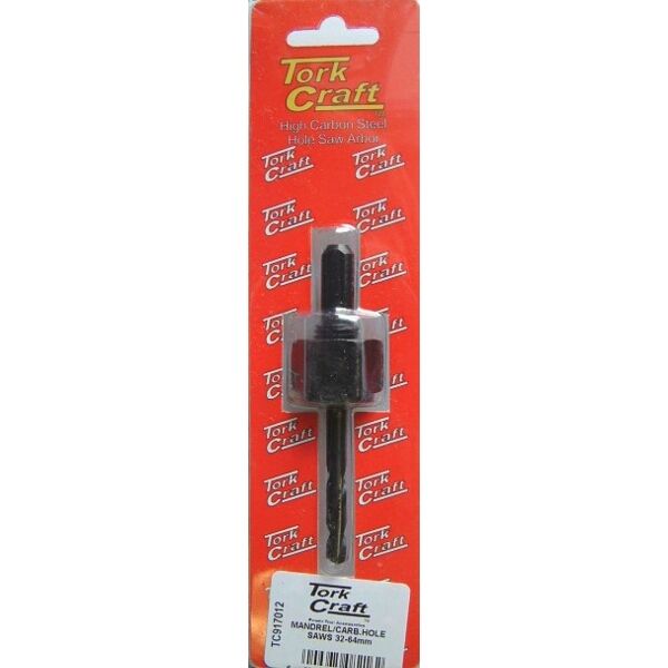 Tork Craft Mandrel for Carbon Steel Hole Saws 32 - 86mm