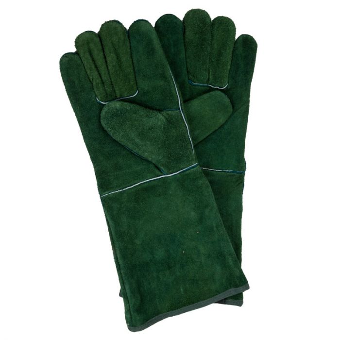 Strike-Arc - Leather Welding Glove Elbow Grey/Green