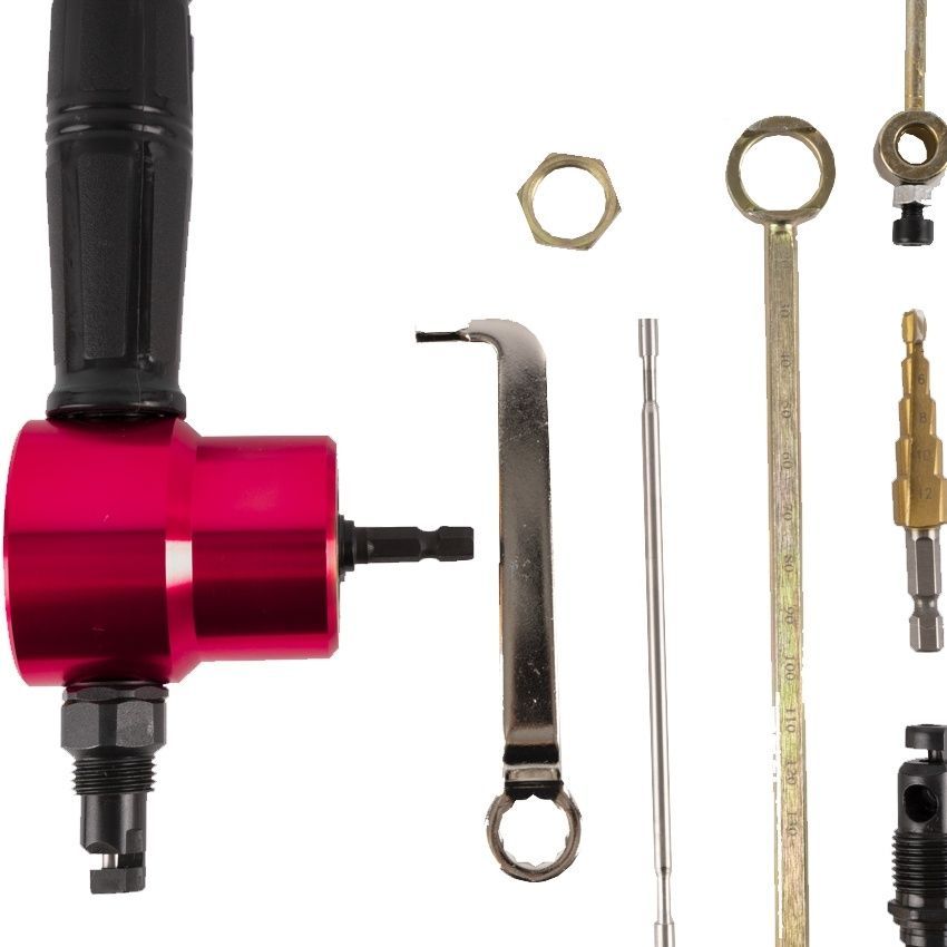 Nibbler Attach. Set 3-In-1 For Drill Machines