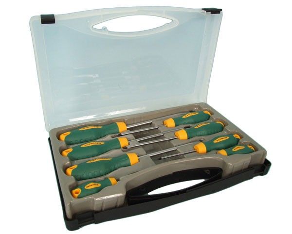 Kaufmann - 8 Piece Screwdriver Set - Soft Grip