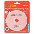 Tork Craft - 100mm Diamond Polishing Pad 3000 Grit Dry Use