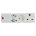 Adaptor - Surge - E/Mate - 1 x 16 Amp - 1 x 5 Amp - 1SK 2 USB