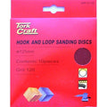 Tork Craft Sanding Disc Hook & Loop 125mm No Hole 120 Grit 10/Pack