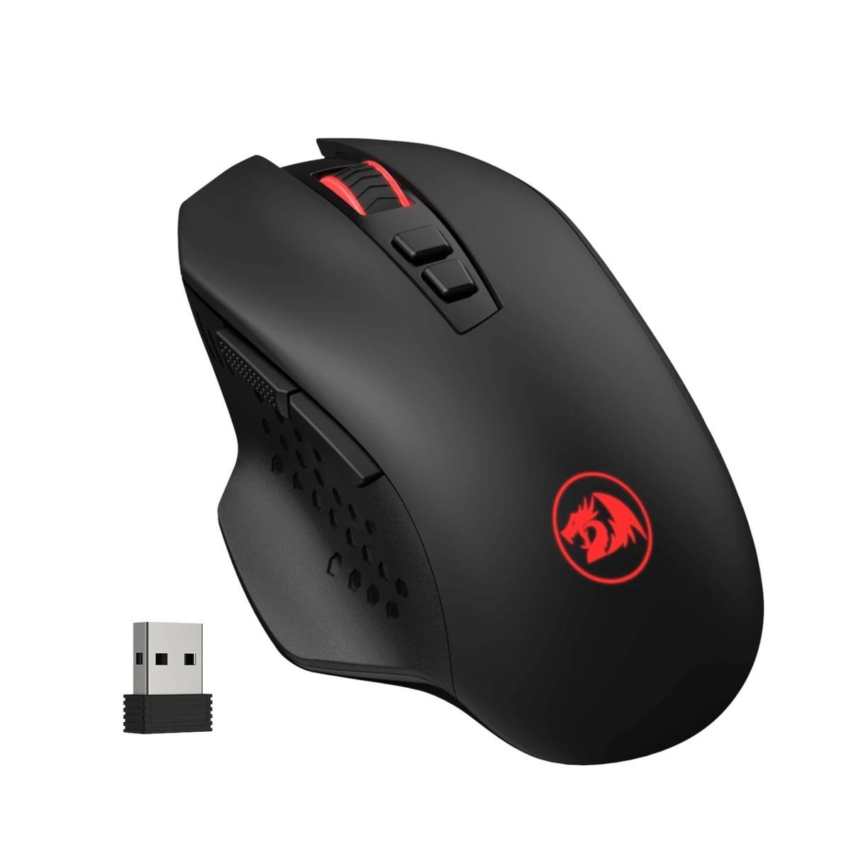 Redragon GAINER 4000DPI 7-Button Wireless Gaming Mouse - Black