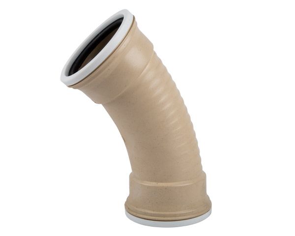 Agrinet Southpro 45 Degree SABS Underground Waste Bend - 110mm