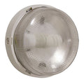 Glass Round Bulkhead White E27