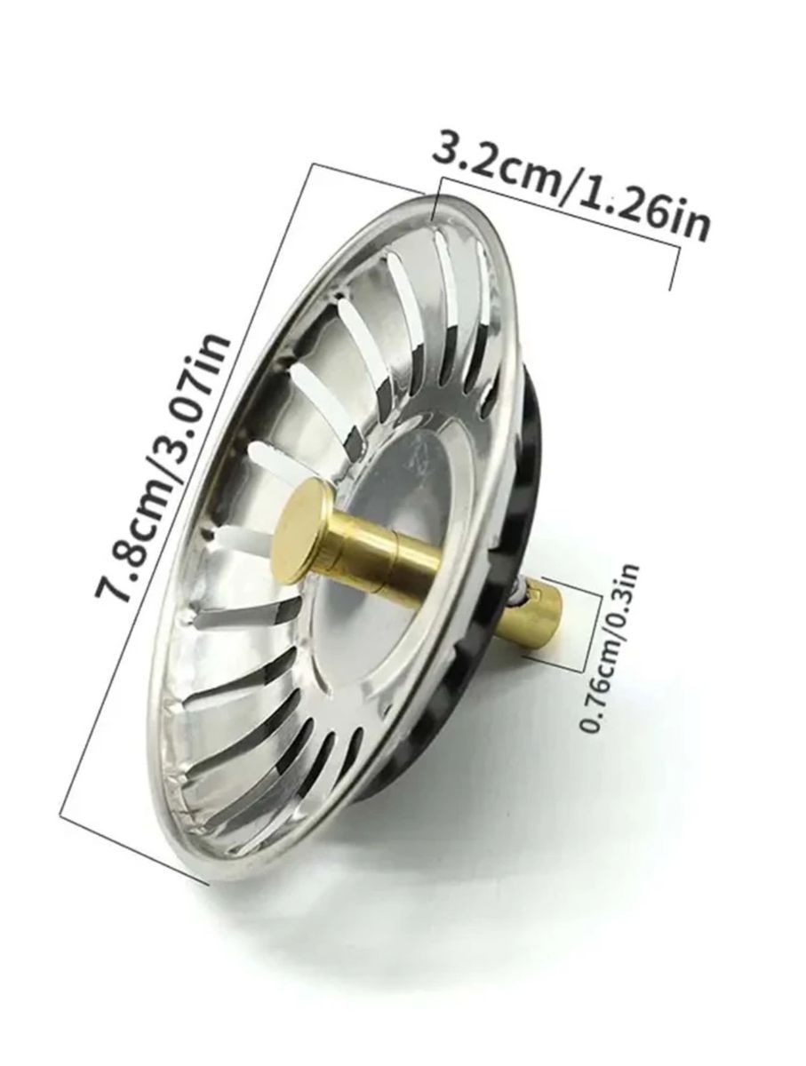 Sink Plug 90mm Basket Strainer Only