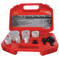 Tork Craft Holesaw Set 9Pc In Case Bi-Metal 19 22 29 38 44 57mm