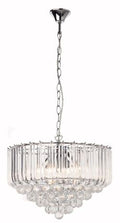 Otis Acrylic 5LT Chandelier Chrome
