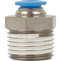 Aircraft Pu Hose Fitting Straight Stud 8mm-1/2 M