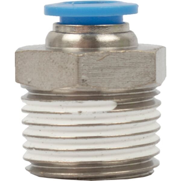 Aircraft Pu Hose Fitting Straight Stud 8mm-1/2 M