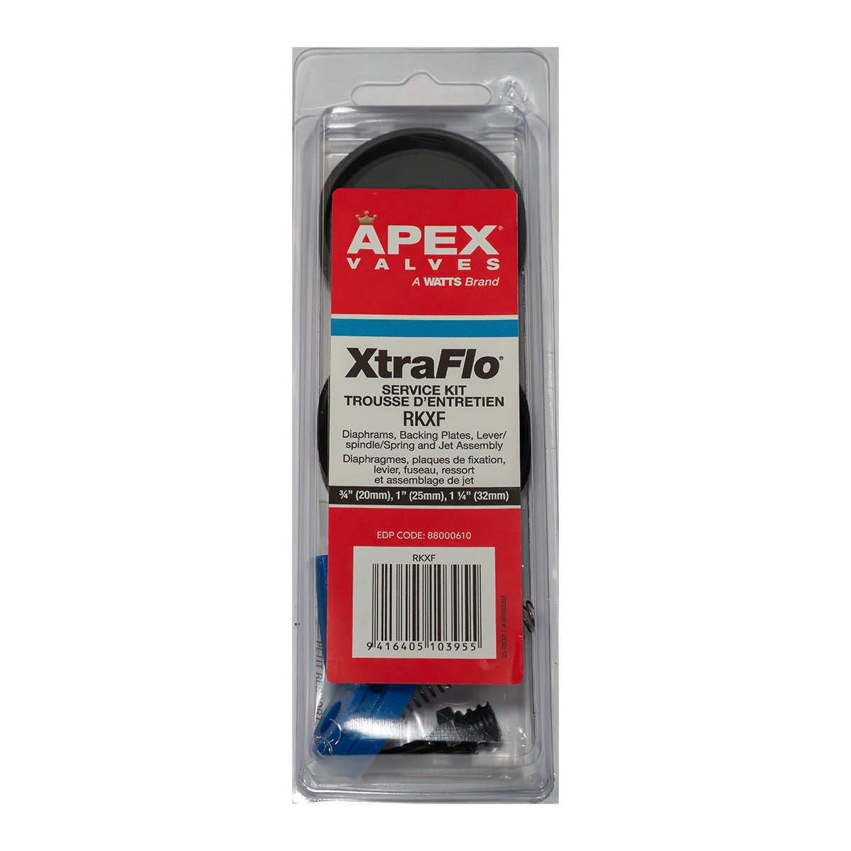 Apex Service Kit Xtra Flow Valve Male/Female Automatic Control Valve