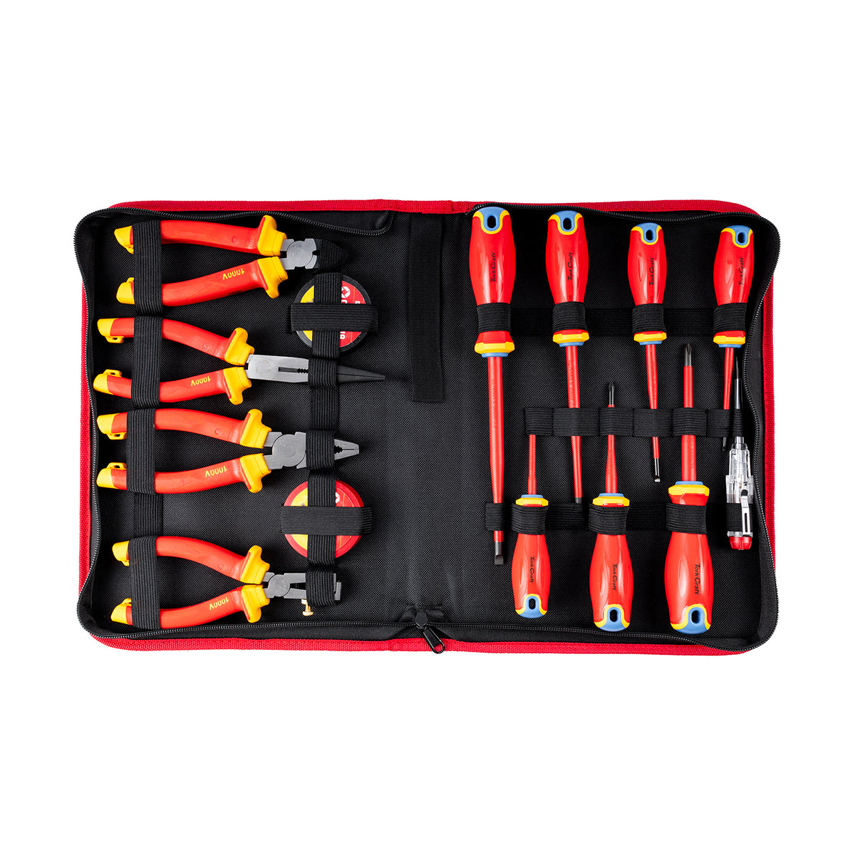Tork Craft 14Pc S/Driver (Ph/Sl) & Hand Tools Set