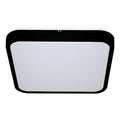 Premium Square Rim Ceiling Light Black LED 18W 3CCT