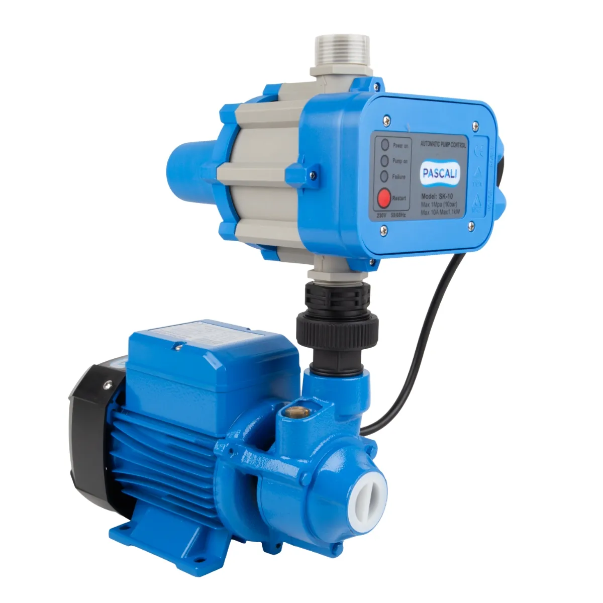 Pascali Peripheral Water Pressure Booster Pump 0.37kW with Controlller