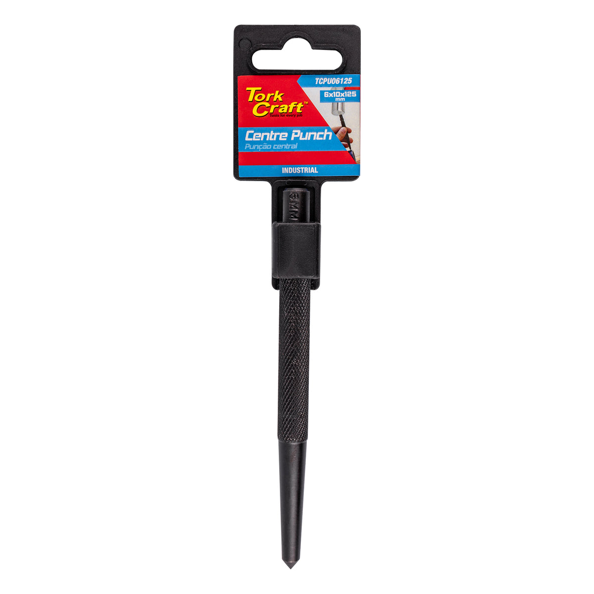 Tork Craft Centre Punch 6 X10 X125Mm (Black Finish)