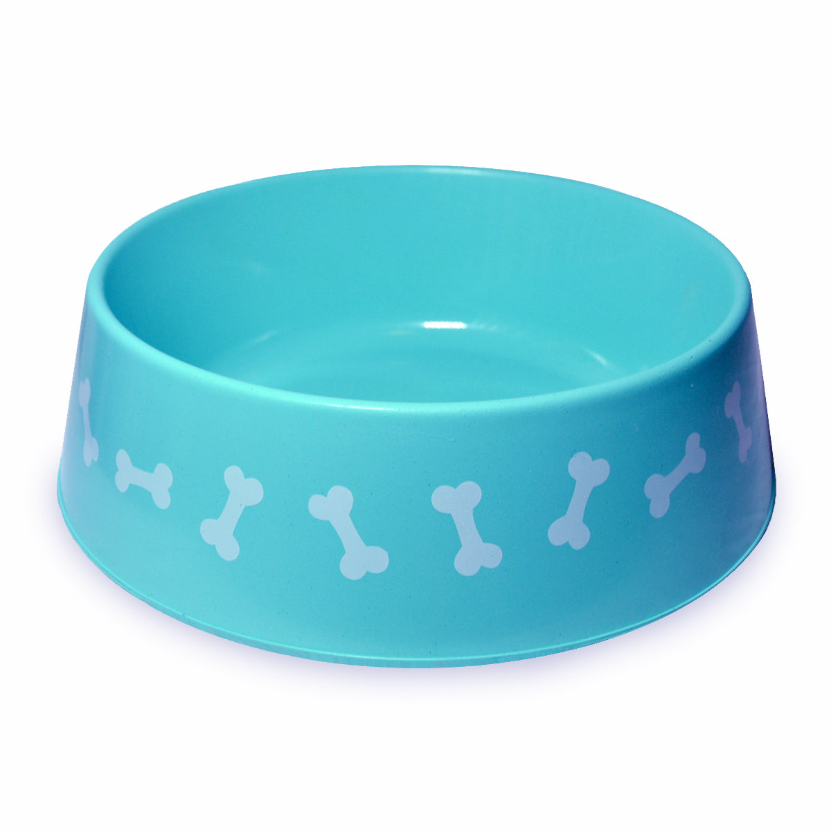 Pet Mall - Dog Or Cat Bowl - Pet Accessories - Large - 25cm - Blue, White