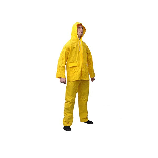 Skudo Elite 2 Piece Rubberised Rain Suit - XXXX-Large - Yellow