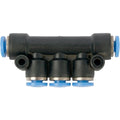 Aircraft Pu Hose Fitting Manifold 4mm-4mm