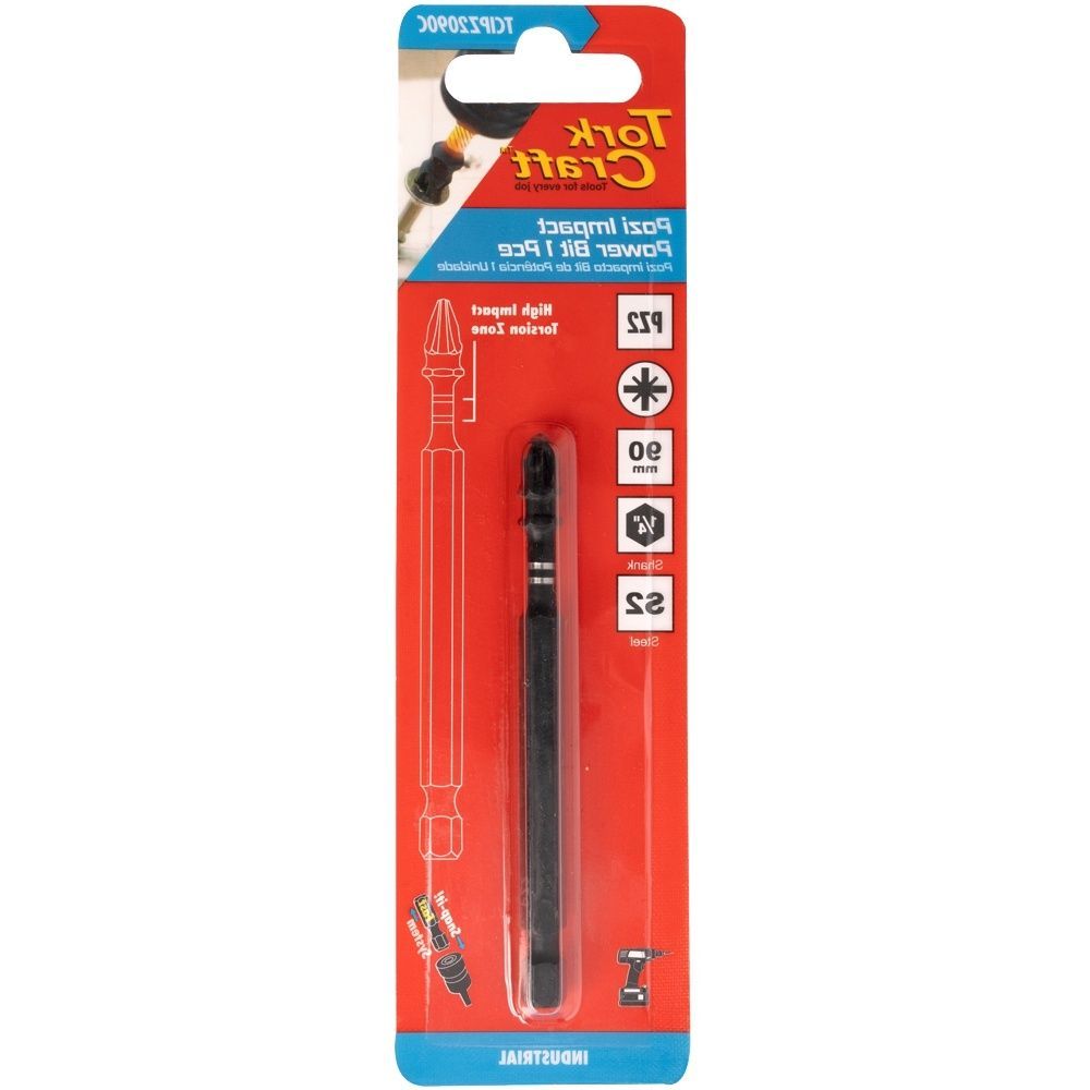 Tork Craft Impact Pz2 X 90Mm Power Bit 1Pc Carded