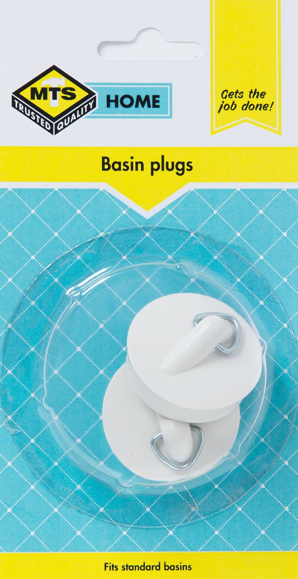 MTS Home Basin Plug White 2 Pack