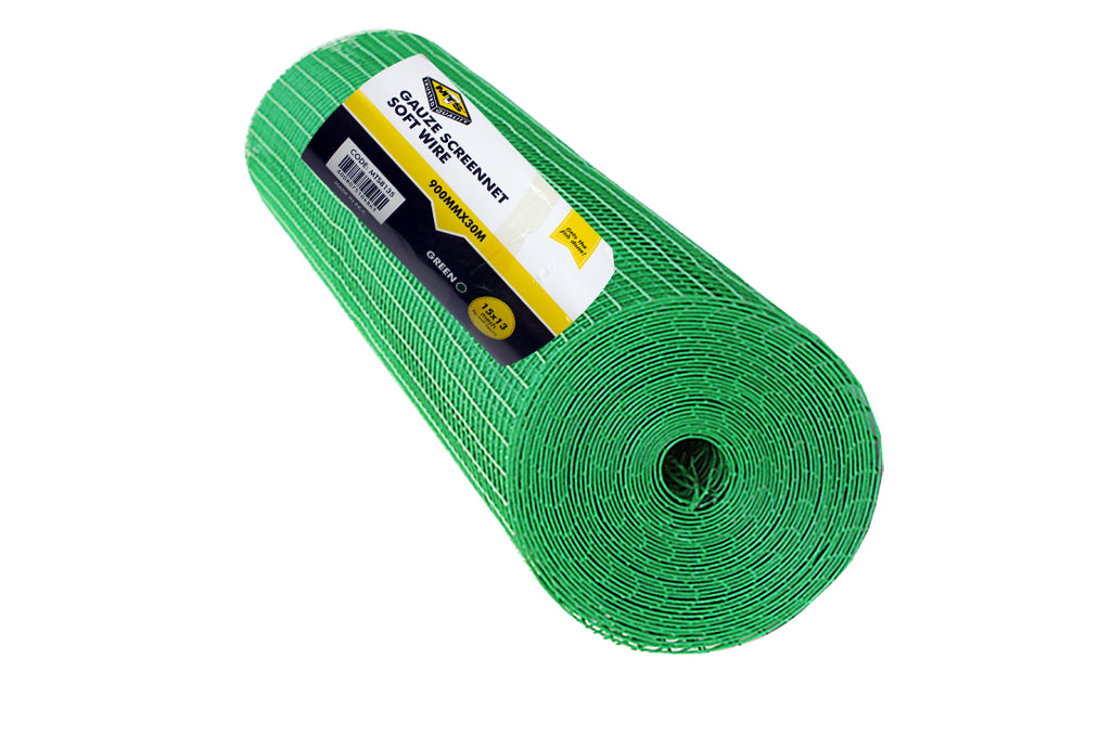 MTS Gauze Screen Net Softsteel 0,9 30m Green