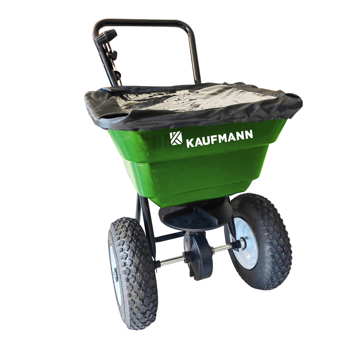 Kaufmann Fertilizer Spreader With Wheels Wheel Barrow Garden Cart