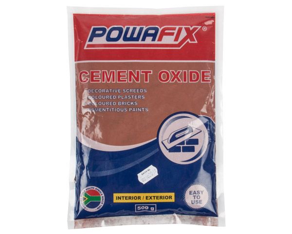 PowaFix 500g Powder Oxide - Brown (Pack of 5)