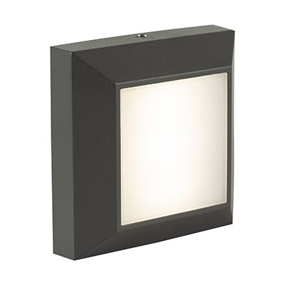 Helena Outdoor Surface Wall Light Grey LED 4.1W 4000K