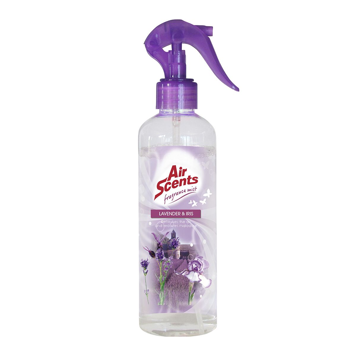 Air Scents Fragran Mist Spray Lavender And Iris 350Ml - 4 Pack