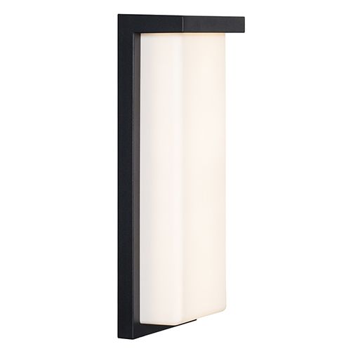 Lone Long Outdoor Wall Light Black LED 24W